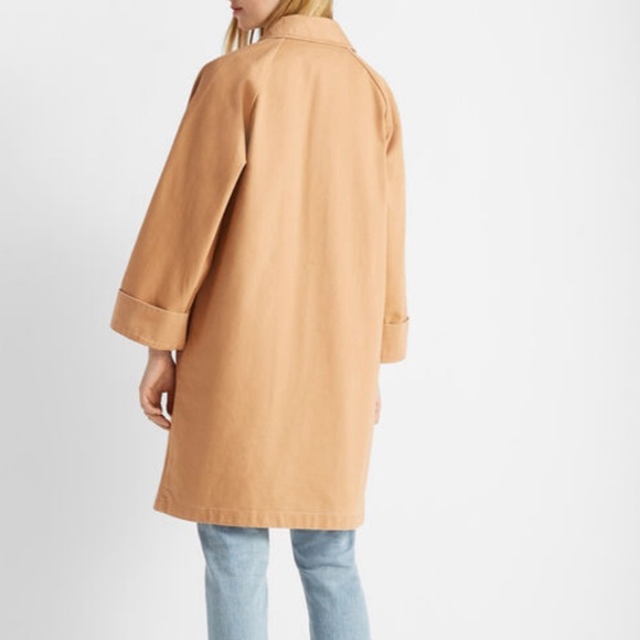 NWT - Club Monaco Women’s Oversized Fit Denim Coat - Size L - Picture 3 of 9